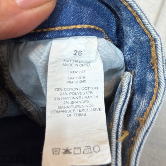 Dynamite Jeans Womens Size 26 Blue Ultra High Rise Flare Leg Hippie Light Wash - Picture 3 of 11